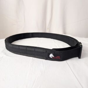 Wolf Tactical Molle Duty Belt With 5.11 Tactical Maverick Belt Black